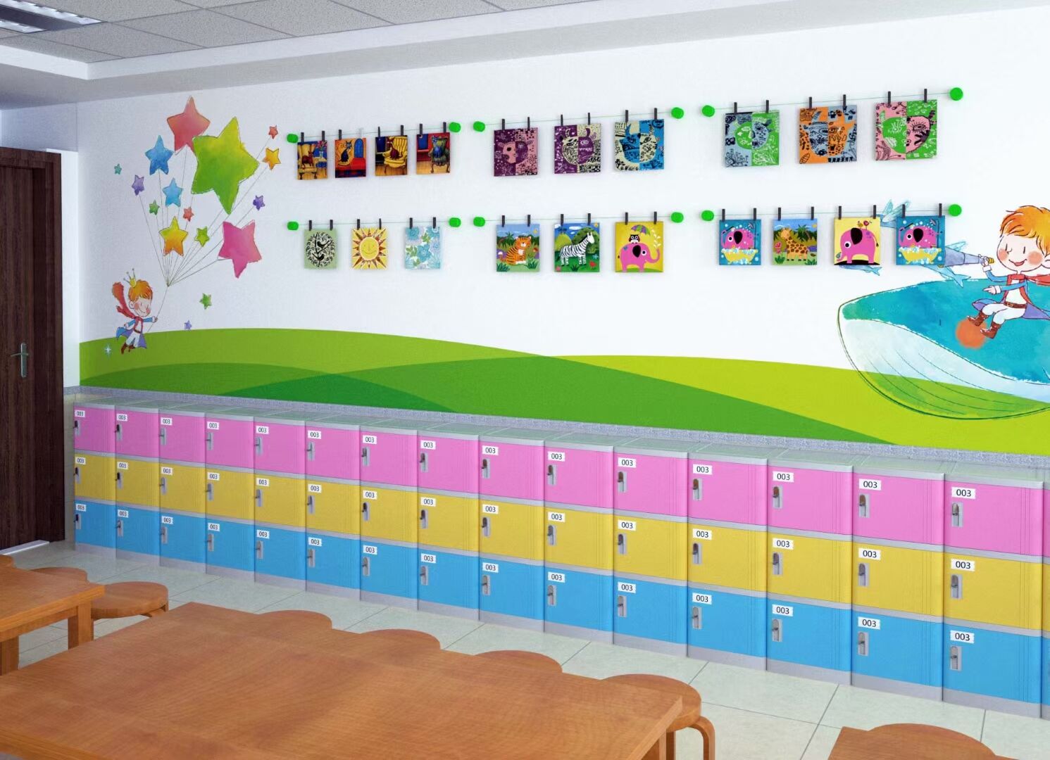 环保塑料柜ABS-016